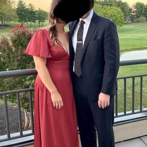 Bridesmaid Dress - Azazie Lani Dress - Terracotta - A10